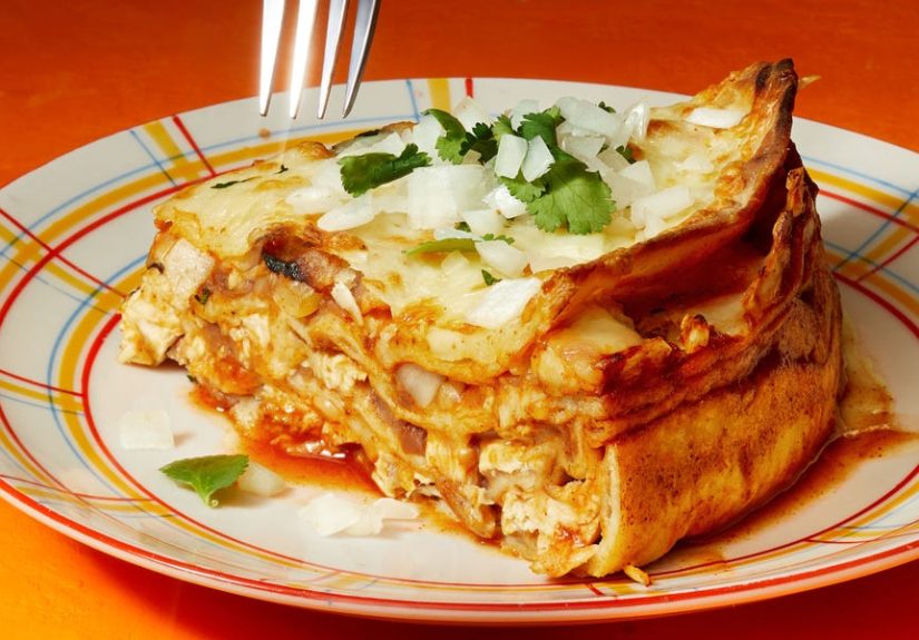 Best Enchilada Pie Recipe - How To Make Enchilada Pie