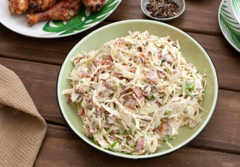 Crunchy Cabbage Salad With Bacon Recipe