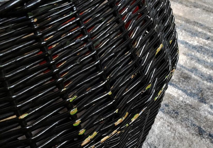 Easy Wicker Basket Coffee Table DIY