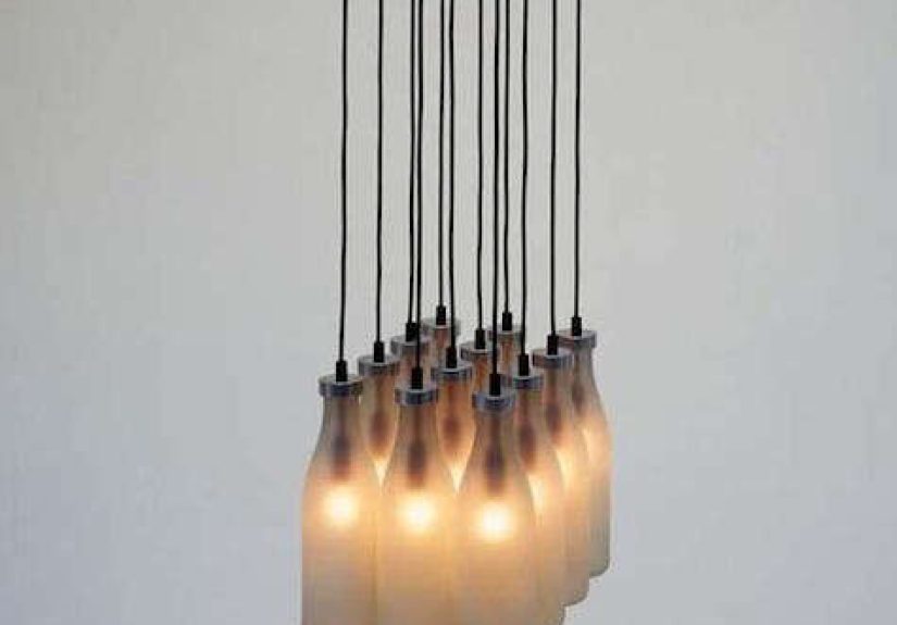 Lighting: Droog Milkbottle Lamp