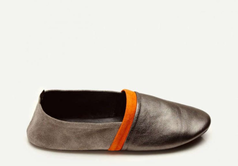 NewbarK Alice Split Sole - Gunmetal/Sand/Orange