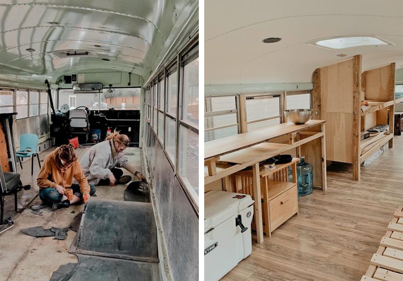 These Three Girls Renovated A Bus And Traveled Together