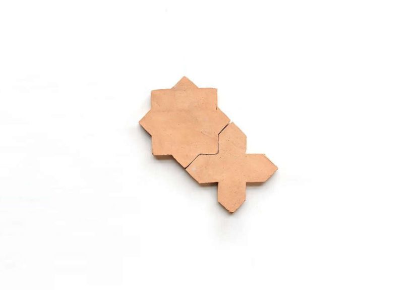Unglazed Terracotta Star And Cross 8 in. Tile: A Perfect Blend of Timeless Charm and Durability