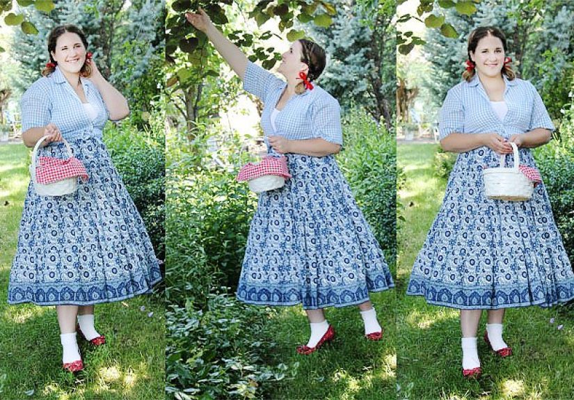 DIY No-Sew Dorothy-Inspired Costume