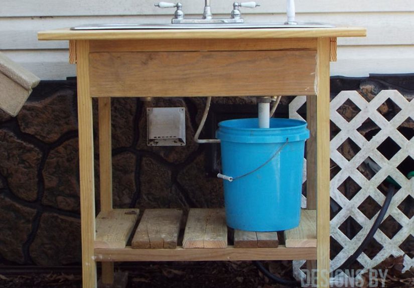 How to Build an Outdoor Sink