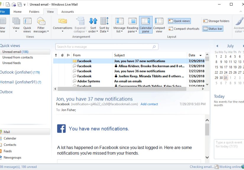 How to Get Outlook Mail or Hotmail in Windows Live Mail