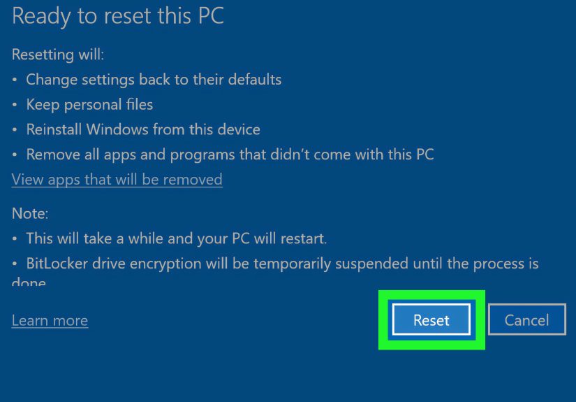 How to Reset Your Gateway Laptop to Factory Settings