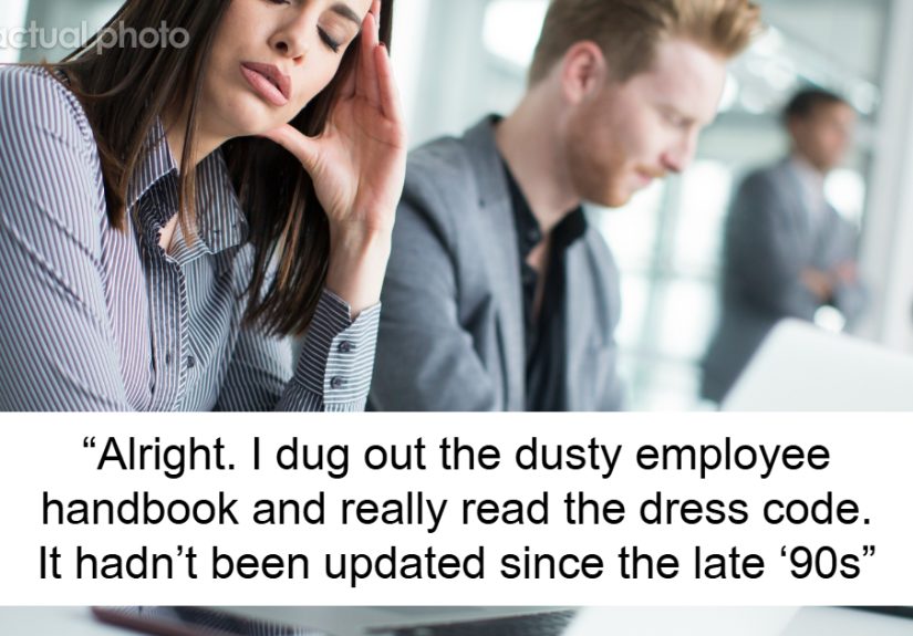 New Manager Imposes A Strict Dress Code Based On An Old Handbook, Soon Comes To Regret It