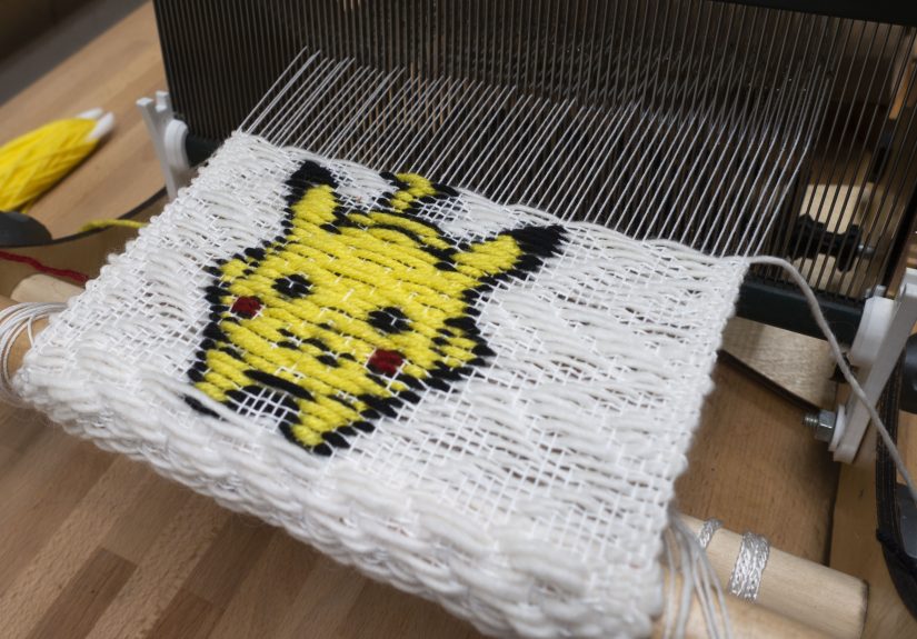 Open Source Computer Controlled Loom Weaves Pikachu For You
