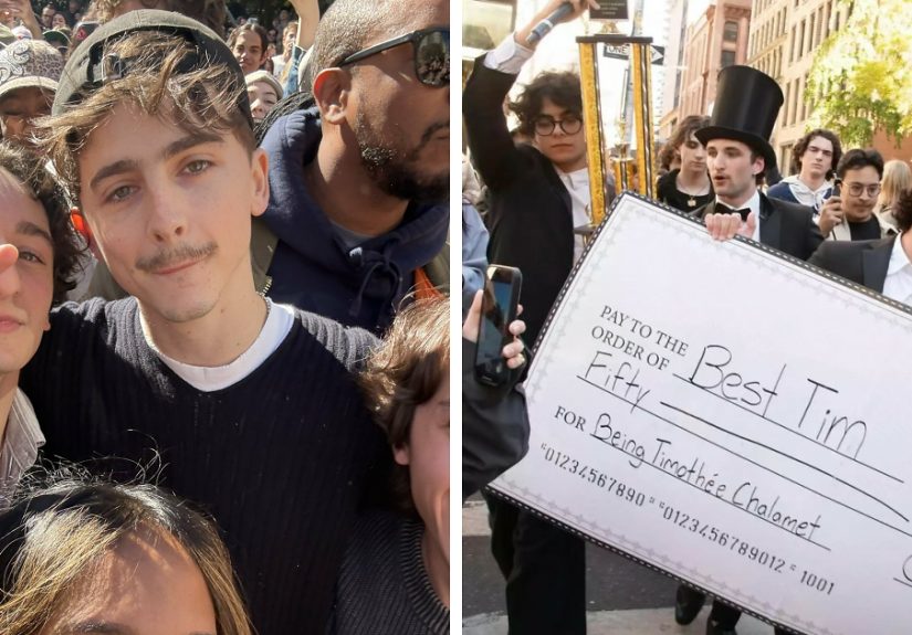 “Pandemonium”: Timothée Chalamet Crashes His Own Look-Alike Contest, Police Arrest At Least One