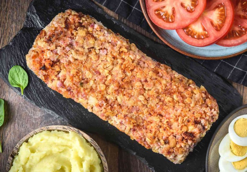Simple Glazed Ham Loaf With Mustard Recipe