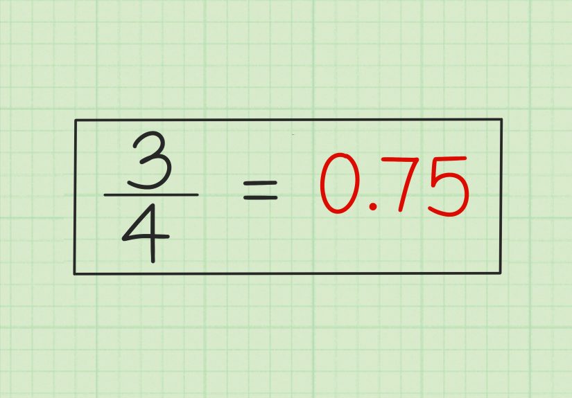 4 Ways to Change a Common Fraction Into a Decimal