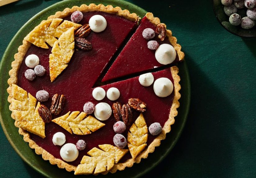 Best Cranberry Curd Tart Recipe - How To Make Cranberry Curd Tart