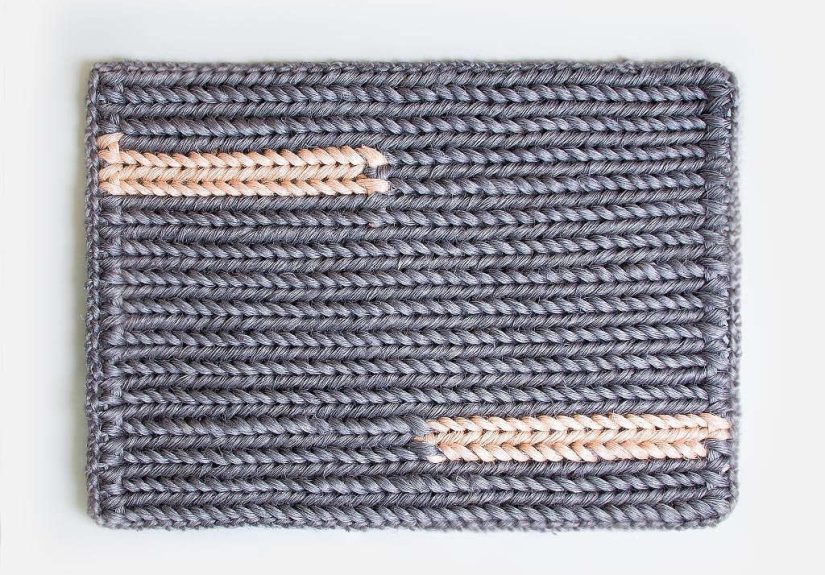 Braided Doormat - Grey