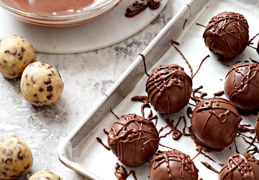 Chocolate Chip Cookie Dough Truffles Recipe