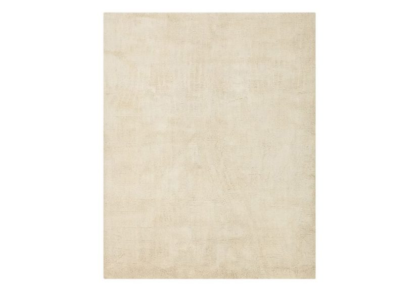 Dalton Hand Loomed Wool Shag Rug - Ivory