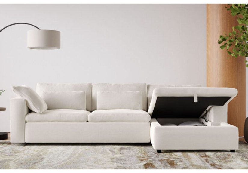 Harmony Modular 2-Piece Storage Chaise Sectional
