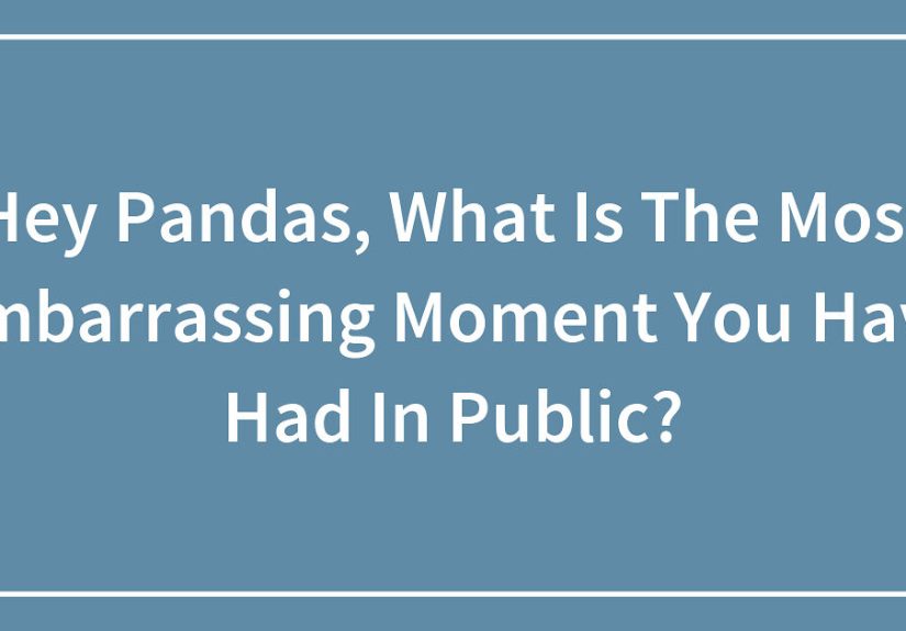 Hey Pandas, What Is The Most Embarrassing Moment You Have Had In Public?