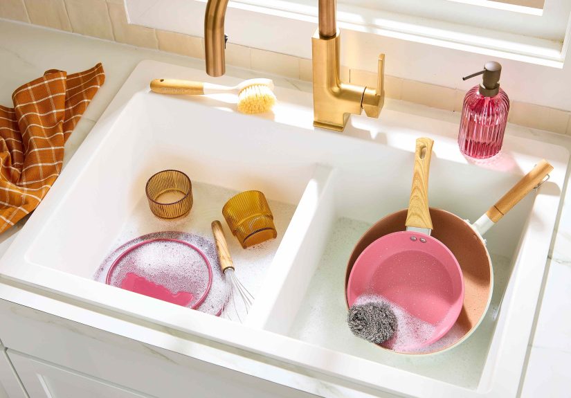 How to Clean Your Whole Kitchen With Dish Soap, From Greasy Pans to Sticky Floors