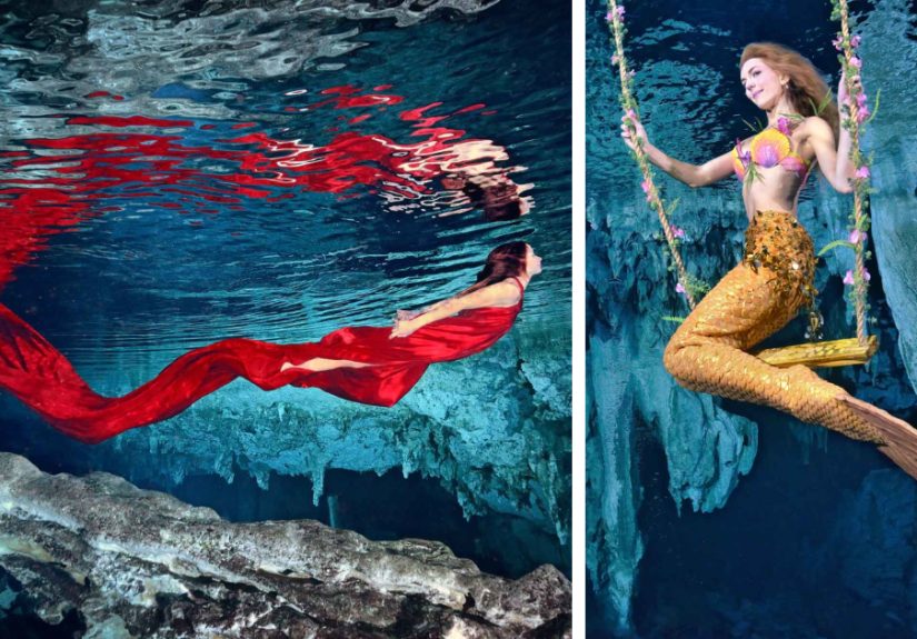I Discovered Two Mermaids In Mexico’s Cenotes