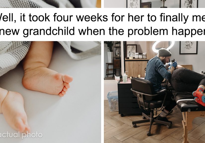 “I Have A Very Big Problem With This”: New Mom Starts A Discussion After Sharing That Her MIL Wants To Get A Tattoo Of Grandkid’s Footprint