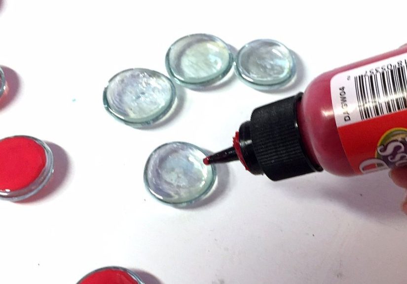 Patriotic Glass Gem Coasters