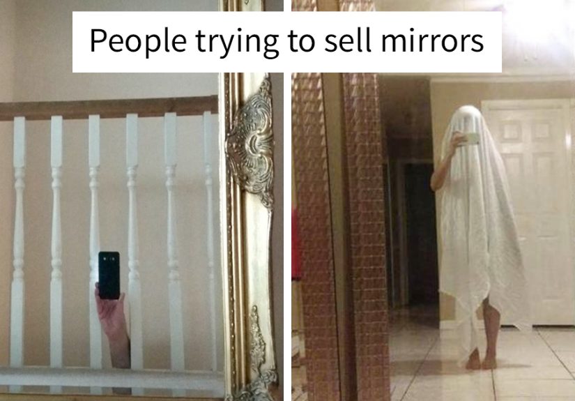 Pics of People Trying To Sell Mirrors Are Our New Fav Thing