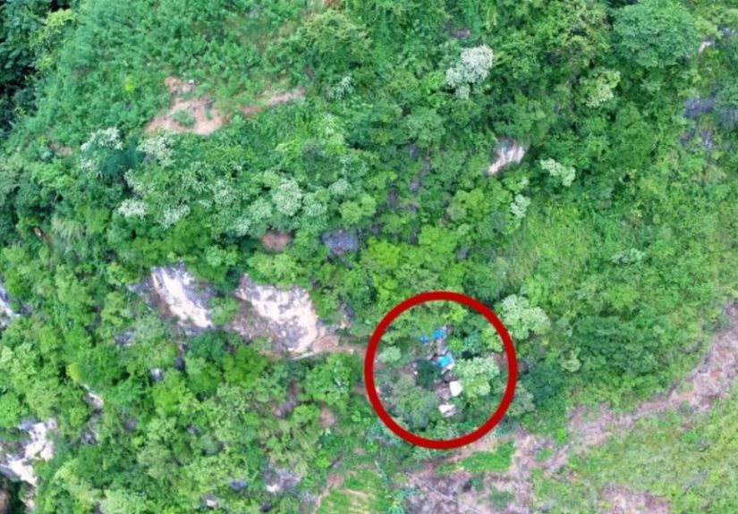 Police Drone Finds Fugitive Who's Been Living in a Cave for 17 Years