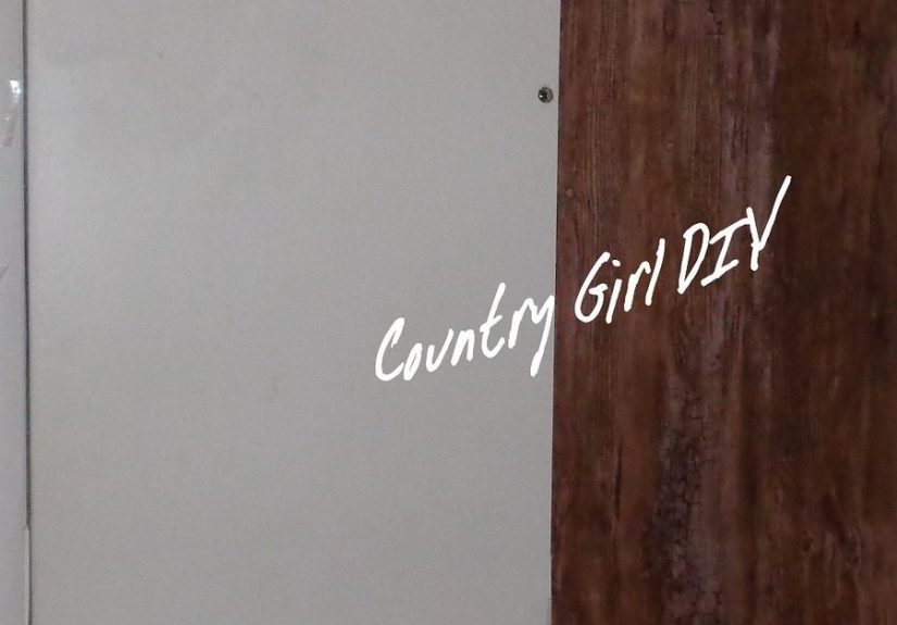 Rustic Wood Look Metal Door