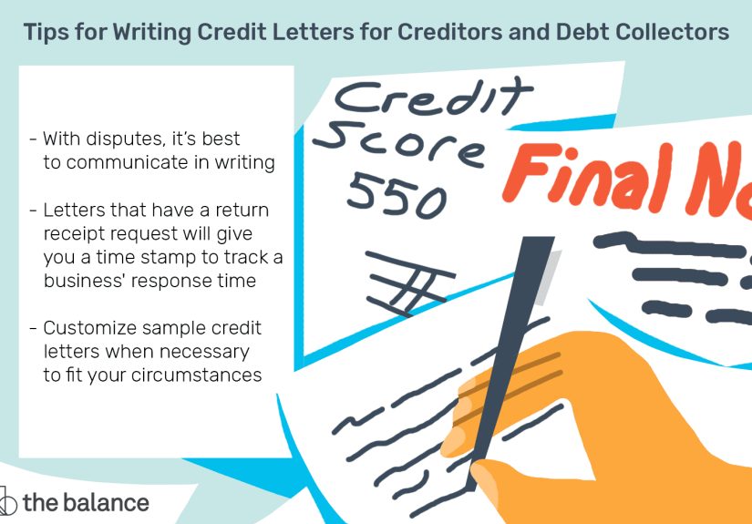 Sample Credit Letters for Creditors and Debt Collectors