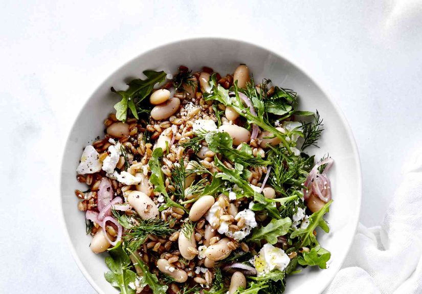 White Bean and Farro Salad Recipe