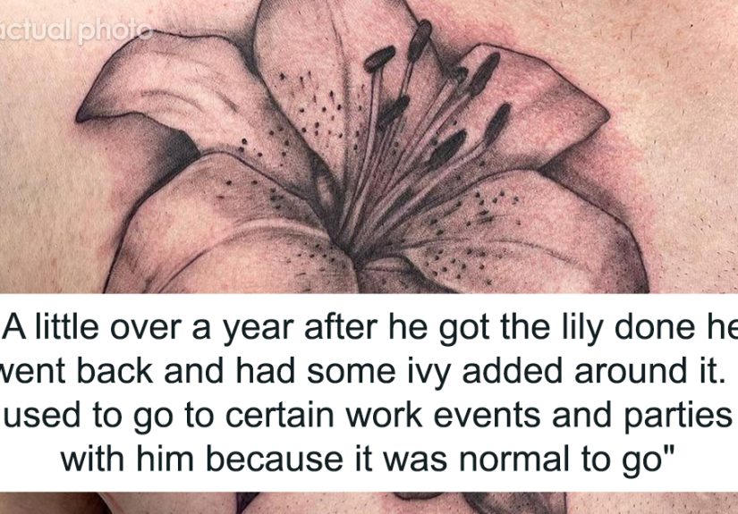 Wife Of 19 Years Connects Dots About Her Husband’s Affair Through His Lily Tattoo