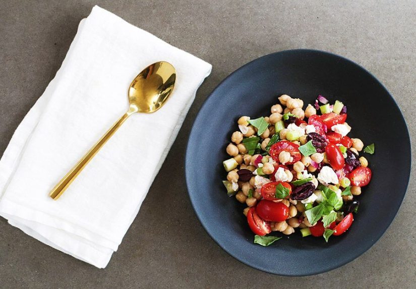 Chickpea Tomato Salad with Feta