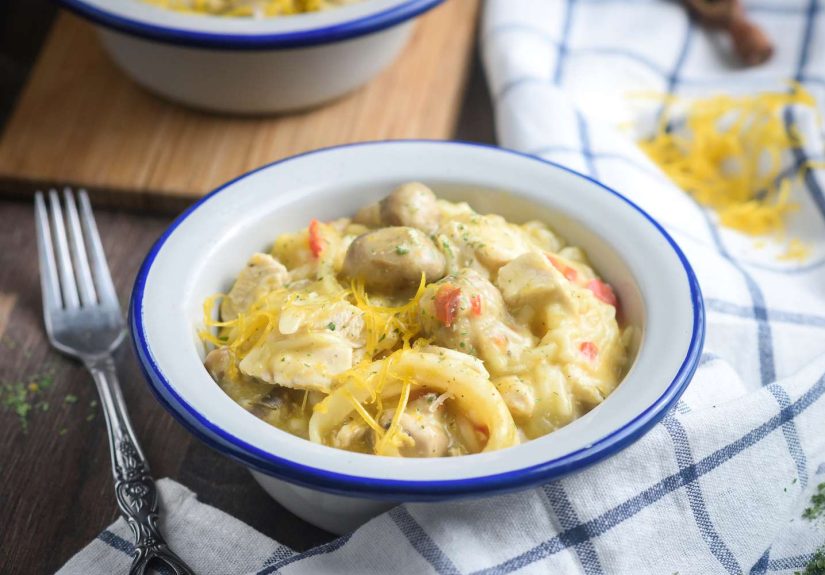 Easy Crock Pot Turkey Tetrazzini Recipe
