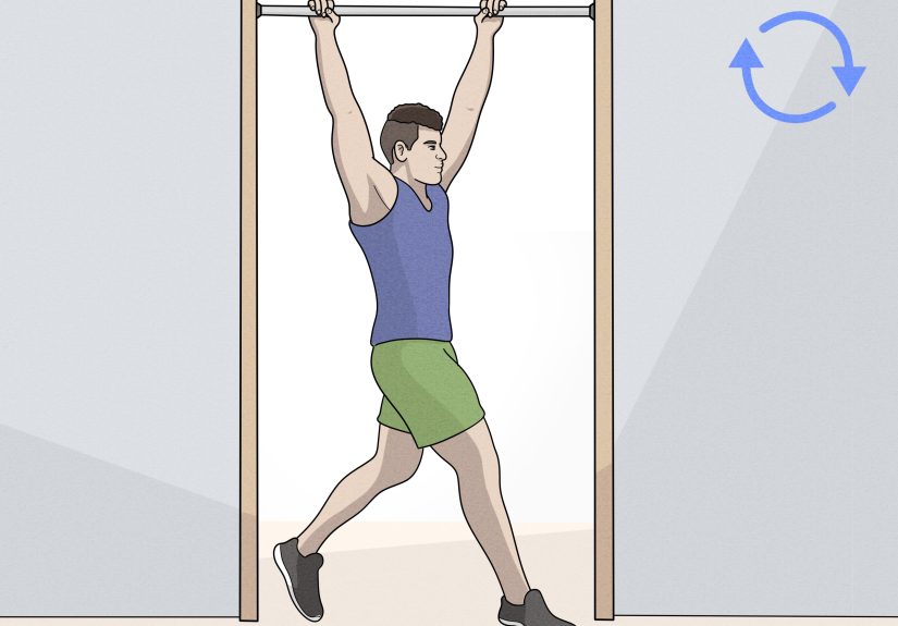 Easy Ways to Stretch Your Lower Back with a Pull Up Bar: 9 Steps