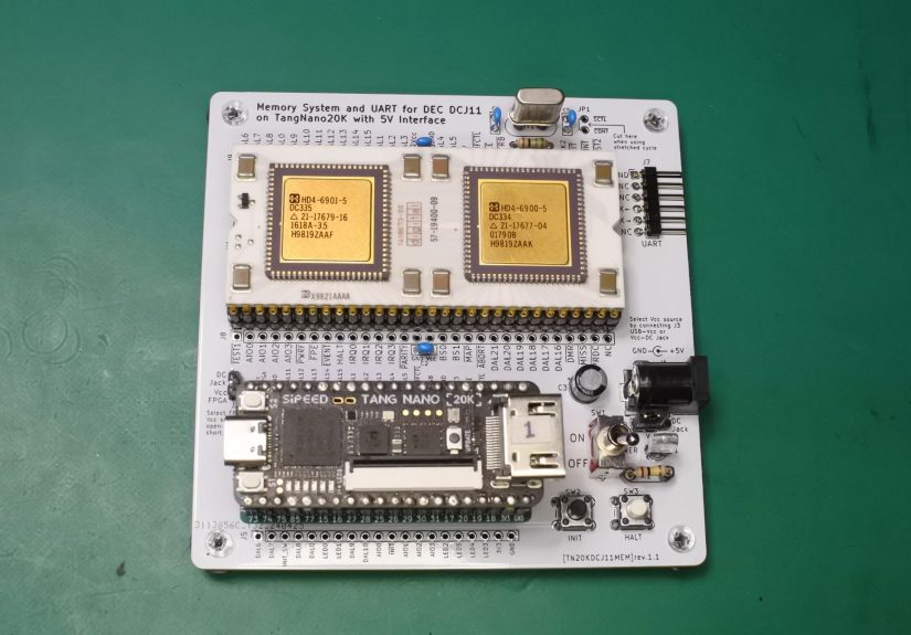 FPGA Brings UNIX V1 To The DEC J-11