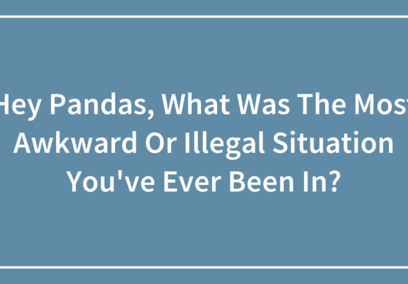 Hey Pandas, What Was The Most Awkward Or Illegal Situation You’ve Ever Been In?