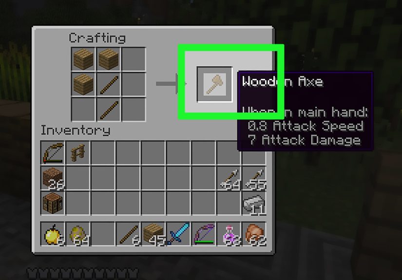 How to Craft a Wooden Axe in Minecraft: Materials and Guide
