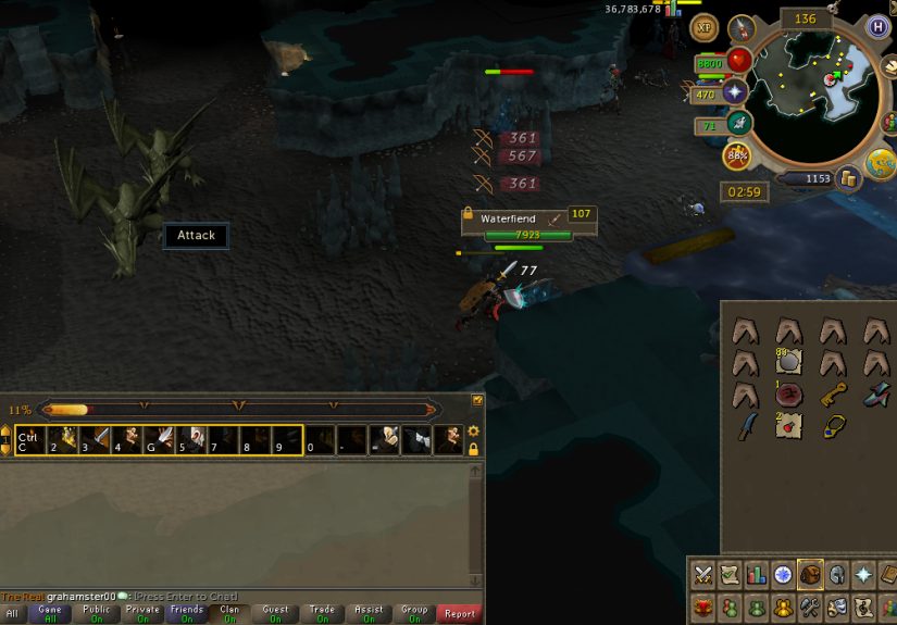 How to Level up Attack in RuneScape