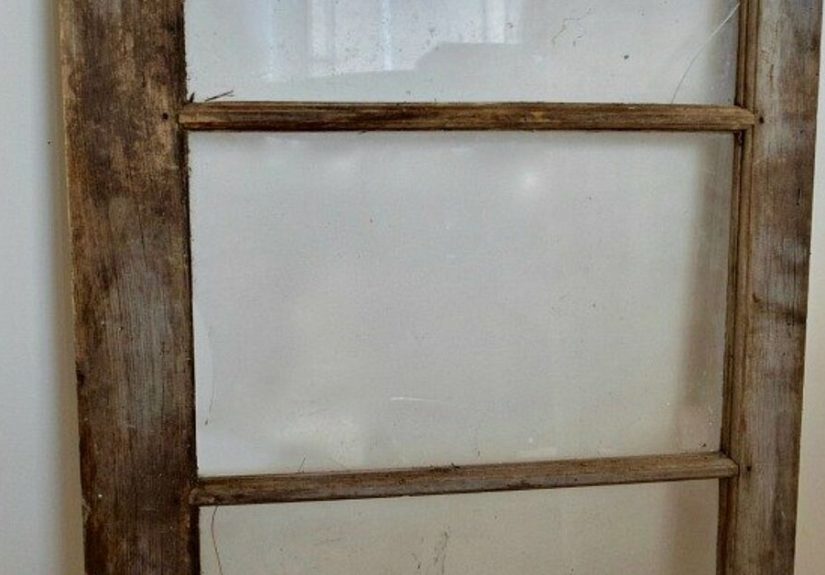 How to Upcycle an Old Window Into Art DIY