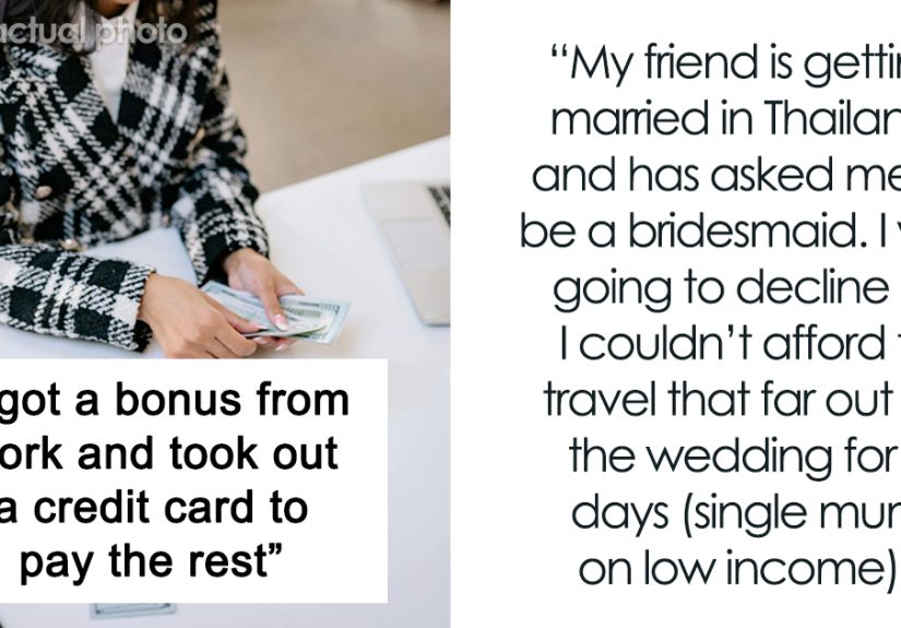 “I Was In Shock”: Single Mom Can’t Afford A Dress For Friend’s Wedding She’s Already In Debt For, Gets Called Out Online