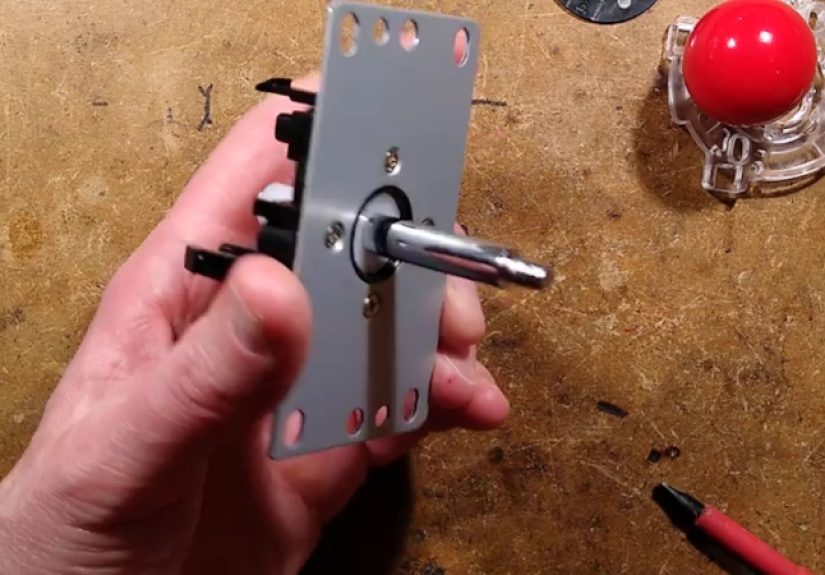 Inside An Arcade Joystick