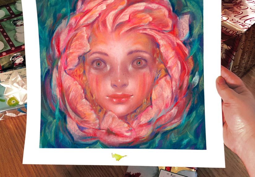 My Chalk Pastel Drawing Of “Peony”