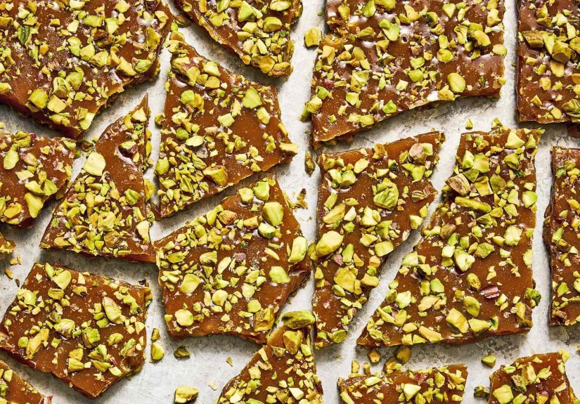 Pistachio-Honey Toffee
