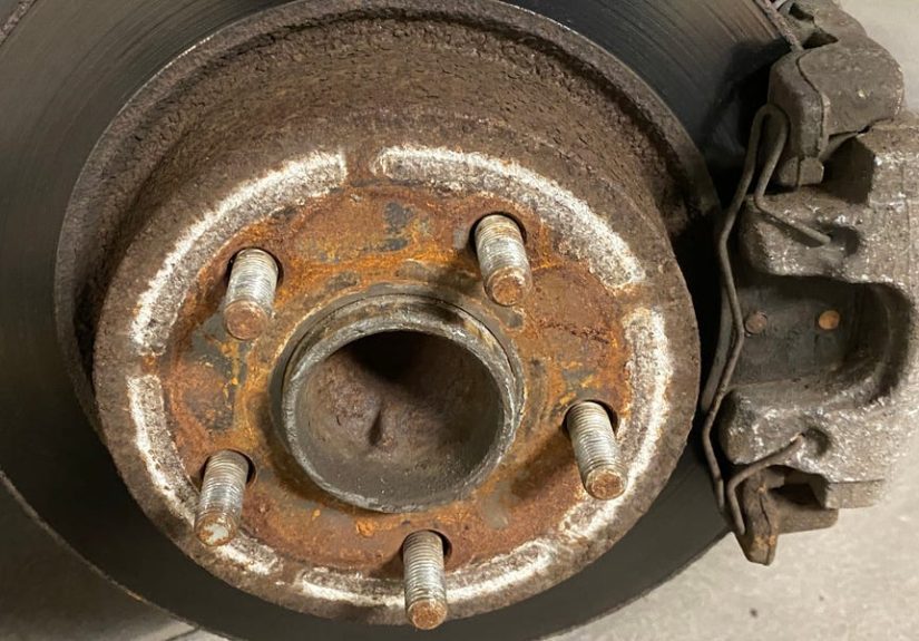 Retract a Rear Brake Caliper Piston