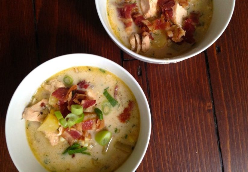 Salmon Corn Chowder Recipe