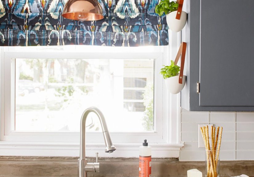 16 DIY Kitchen Window Treatments That Block Sun and Add Style