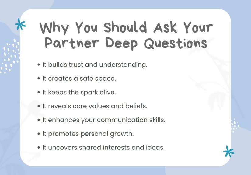 265+ Deep Questions to Ask Your Partner & Grow Closer
