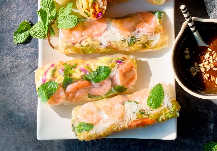 5-Ingredient Shrimp Spring Rolls Recipe