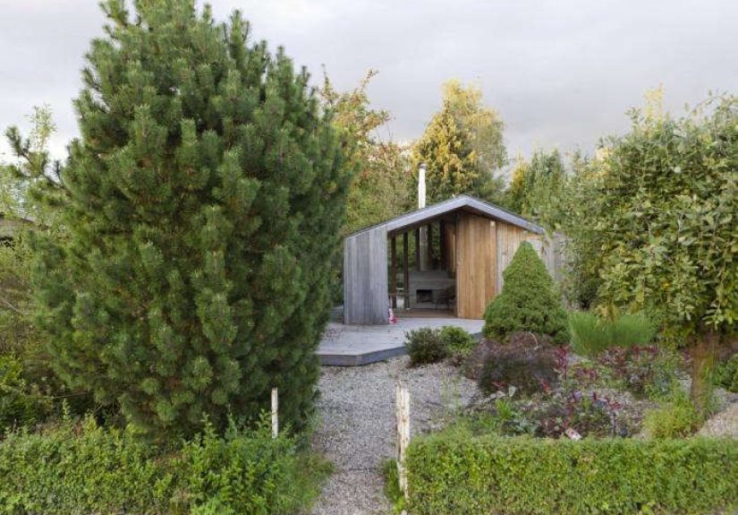 A Tiny Garden Cabin in the Netherlands